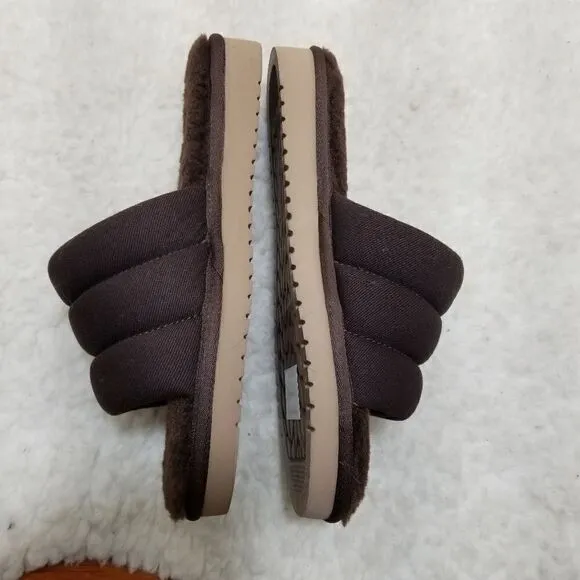 KOOLABURRA by UGG Rommie Men's Slippers in Chocolate Brown Size 11 NEW