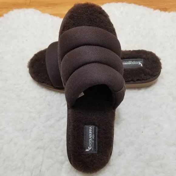 KOOLABURRA by UGG Rommie Men's Slippers in Chocolate Brown Size 11 NEW