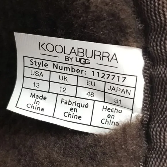 KOOLABURRA by UGG Dawsen Men's Slippers in Chocolate Brown