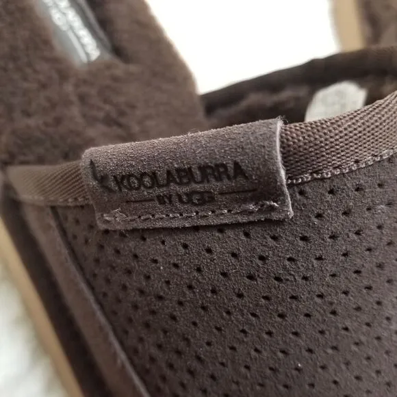 KOOLABURRA by UGG Dawsen Men's Slippers in Chocolate Brown