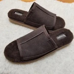 KOOLABURRA by UGG Dawsen Men's Slippers in Chocolate Brown