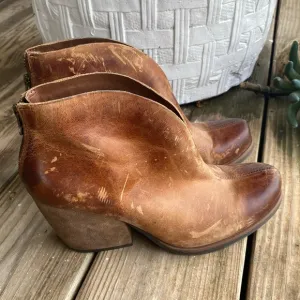 Korks by Kork-Ease Shamira Distressed Boots Chunky Heel Women’s 8.5 M