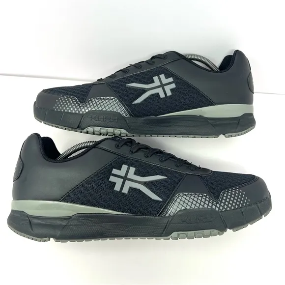 Kuru Men’s Quantum Comfort Athletic Shoes Sz 12 Black Orthopedic Sneaker GUC