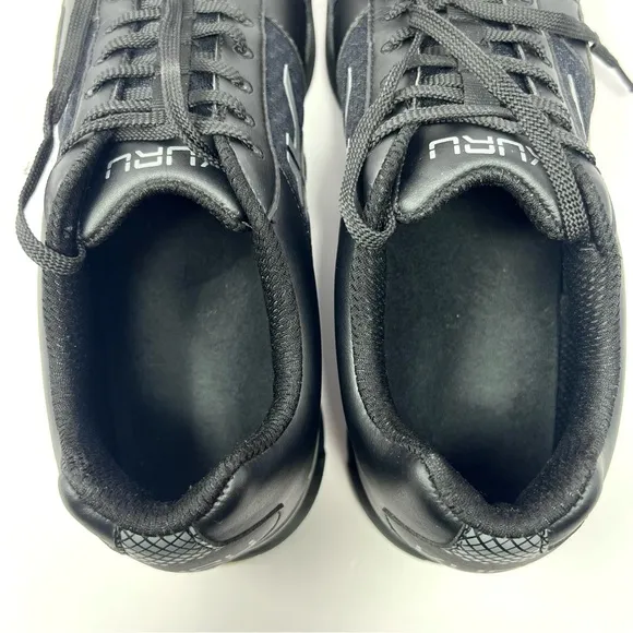 Kuru Men’s Quantum Comfort Athletic Shoes Sz 12 Black Orthopedic Sneaker GUC