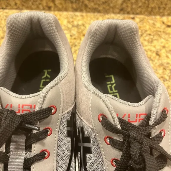 Kuru Quantum Gray Athletic Walking Shoes Men’s 13.5 Wide Orthopedic Shoes