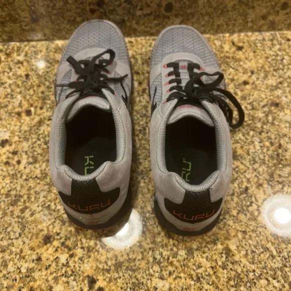 Kuru Quantum Gray Athletic Walking Shoes Men’s 13.5 Wide Orthopedic Shoes