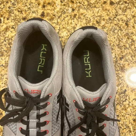 Kuru Quantum Gray Athletic Walking Shoes Men’s 13.5 Wide Orthopedic Shoes