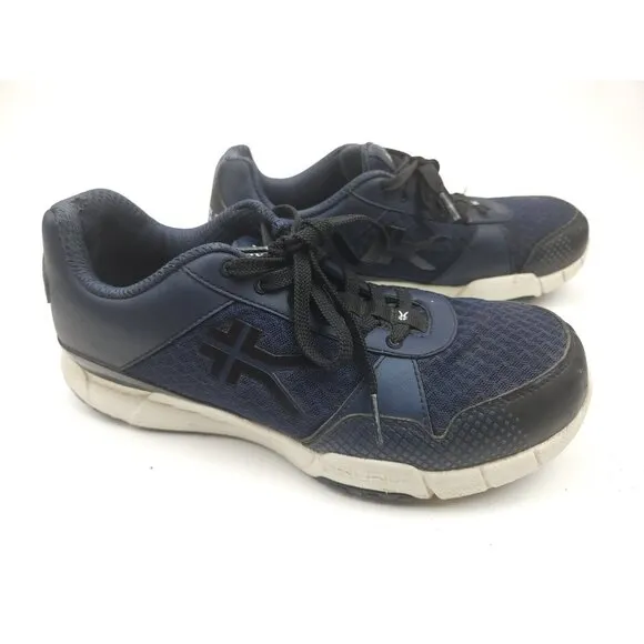 Kuru Quantum Mens 9.5 W Dark Blue Arch Support Orthopedic Athletic Walking Shoes