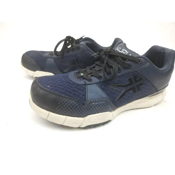 Kuru Quantum Mens 9.5 W Dark Blue Arch Support Orthopedic Athletic Walking Shoes