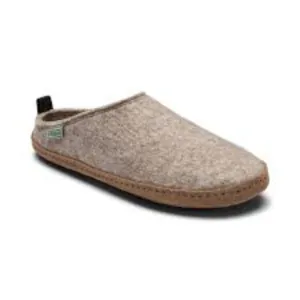 Kyrgies Wool Slides Indoor Slippers Men's Size 44 US 11-11.5 Oatmeal
