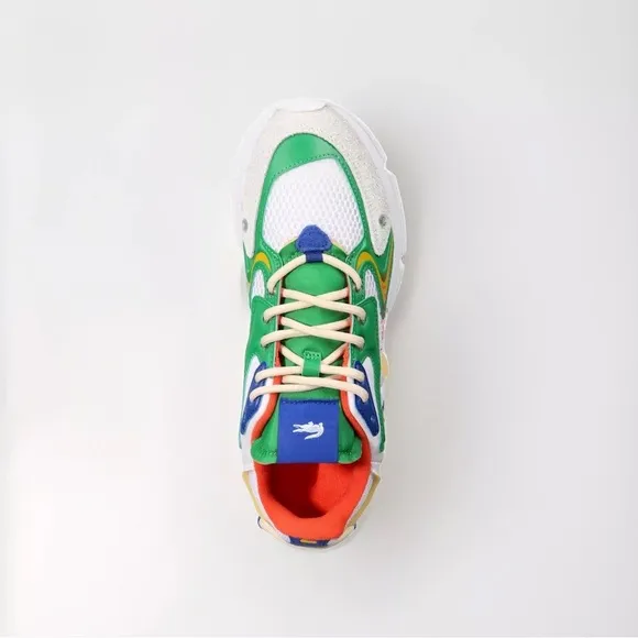 Lacoste Green and Blue Sneakers Modern Athletic Style