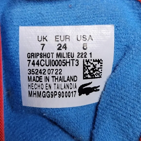 Lacoste Gripshot Winter Mid Size 8 Toddler