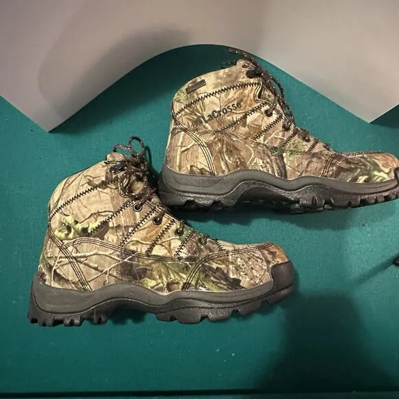 LaCrosse Silencer 6” Waterproof Hunting Boots Camo Hyper-Dri Men’s 9 541010