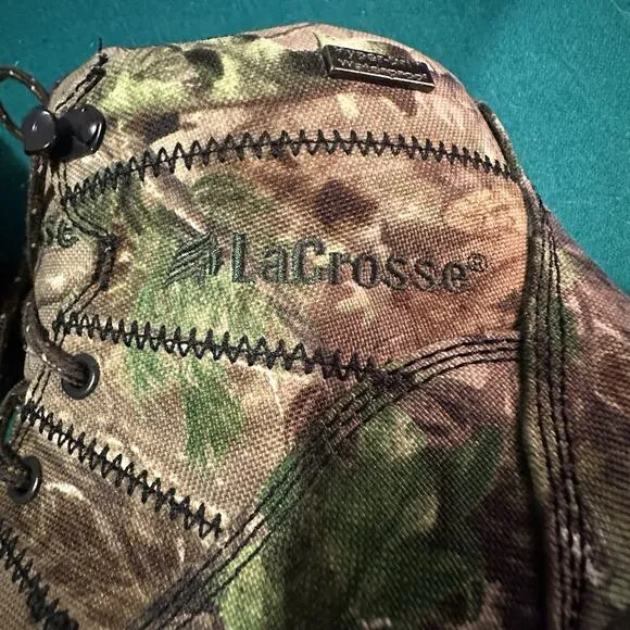 LaCrosse Silencer 6” Waterproof Hunting Boots Camo Hyper-Dri Men’s 9 541010