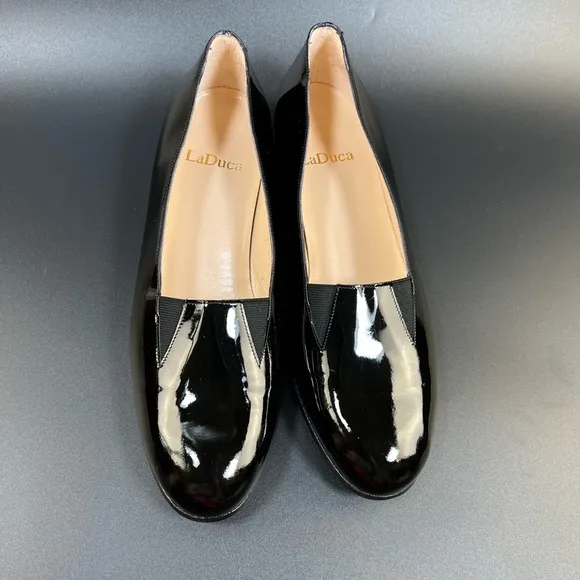LaDuca Patent Leather Flats Size 40.5