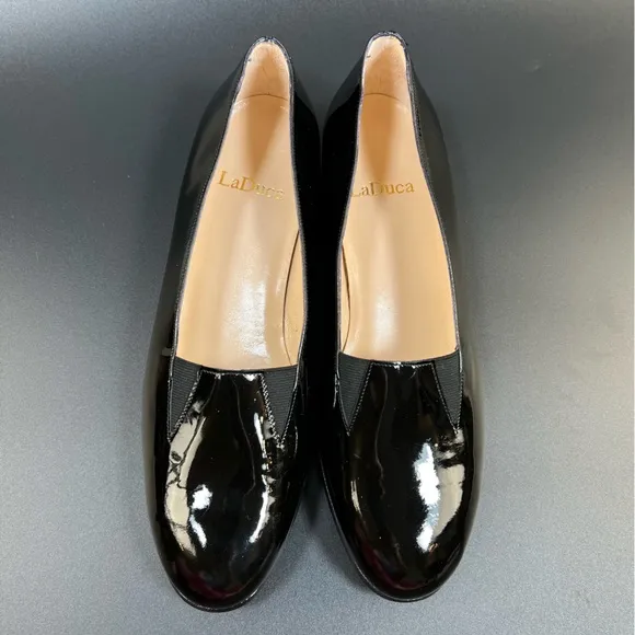 LaDuca Patent Leather Flats Size 40.5