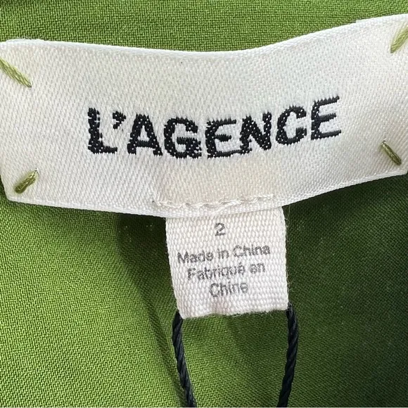 L'Agence Elora Green Sequin Mini Dress NWT size 2