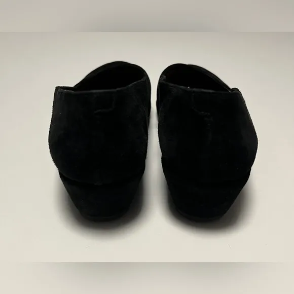L'Amour Des Pieds Women’s Bracey Black Suede Orthopedic Wedge Shoes Sz 6.5 M