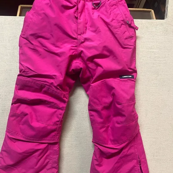 Lands End Girls Waterproof Squall Snowpants NWOT