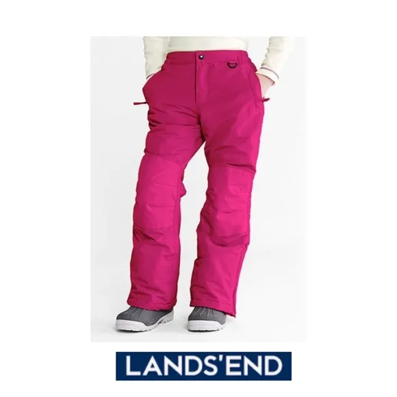 Lands End Girls Waterproof Squall Snowpants NWOT