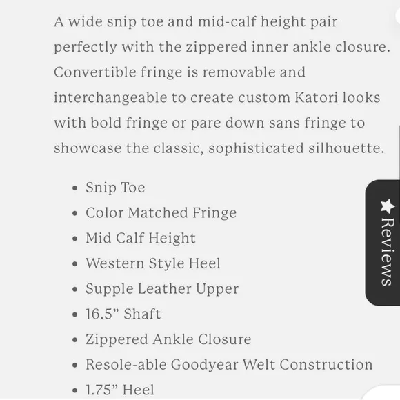 LANE Boots Katori fringe tall women’s boots