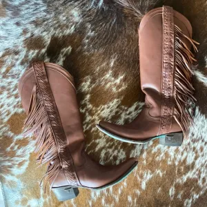 LANE Boots Katori fringe tall women’s boots