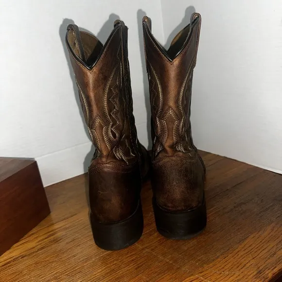 Laredo Distressed Leather Boots Men Size 10.5EW