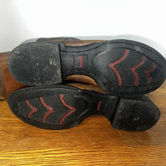 Laredo Distressed Leather Boots Men Size 10.5EW