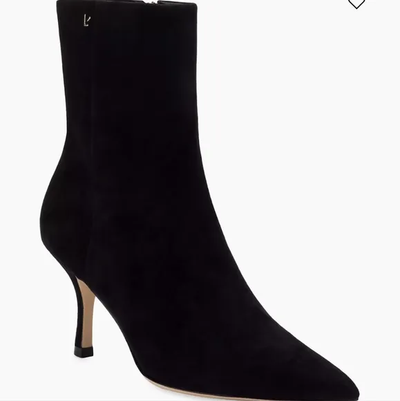 Larroudé's Mini Kate Elegant Black Ankle Boots...Size 10