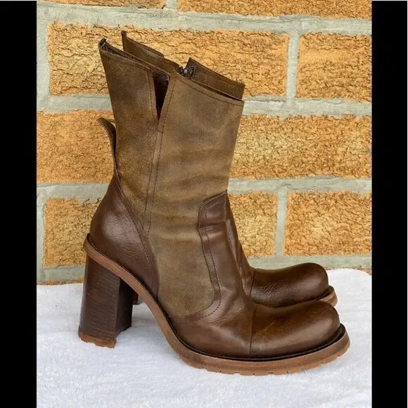 Laura and Angel leather boots size 38/8