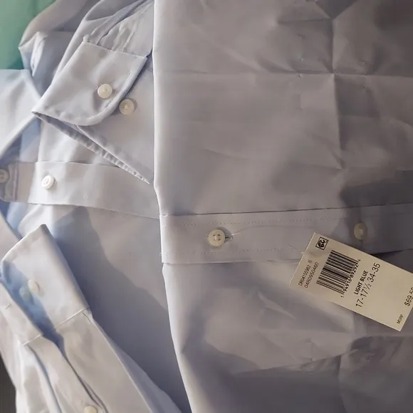 Lauren Ralph Lauren Men's Ultra-Flex Stretch Slim Fit Dress Shirt - Light Blue