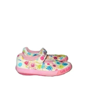Lelli Kelly Kids Polka Dot Beaded Jeweled‎ Multicolored Mary Jane Shoes