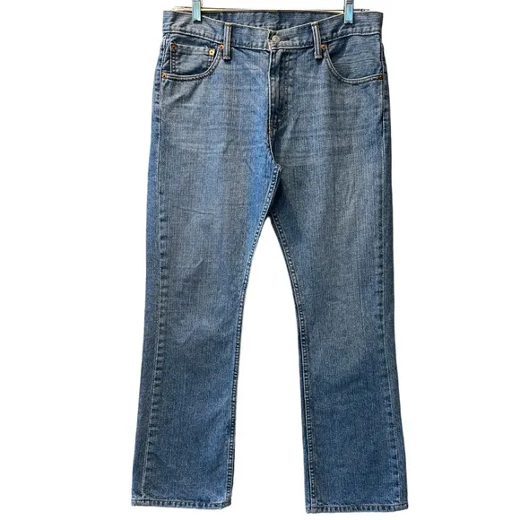 Levi’s Jeans Sexy Fit 527 Authentic Red Tab Medium Light Wash Blue Size W33 L30