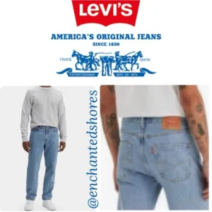 Levi’s Jeans Sexy Fit 527 Authentic Red Tab Medium Light Wash Blue Size W33 L30