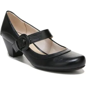 LifeStride Black Chunky Heel Mary Jane Shoes 9W