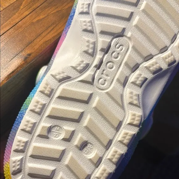 Like NEW CROCS colorful with Cozy Lining