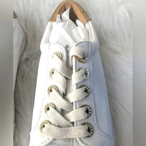 Lilly Pulitzer Lux Hallie Sneaker Shoes Resort White Size 7