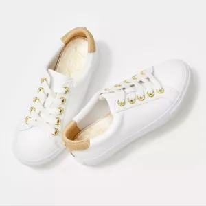 Lilly Pulitzer Lux Hallie Sneaker Shoes Resort White Size 7