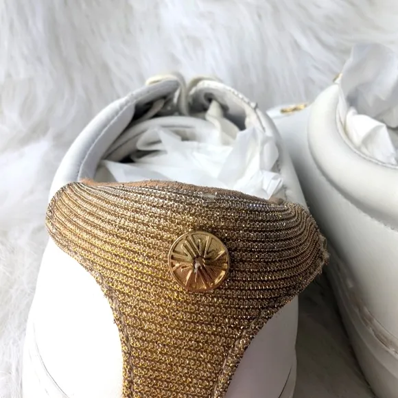Lilly Pulitzer Lux Hallie Sneaker Shoes Resort White Size 7