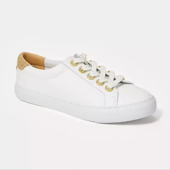Lilly Pulitzer Lux Hallie Sneaker Shoes Resort White Size 7