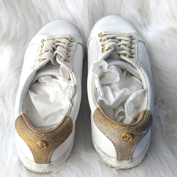 Lilly Pulitzer Lux Hallie Sneaker Shoes Resort White Size 7