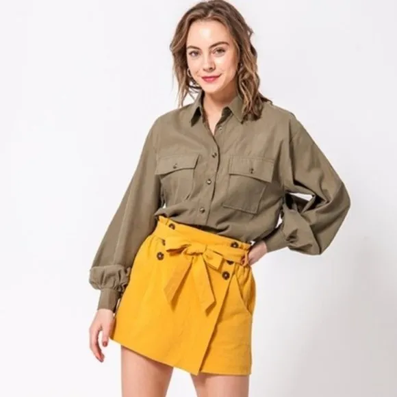 LILY Mustard Skort / Skirt