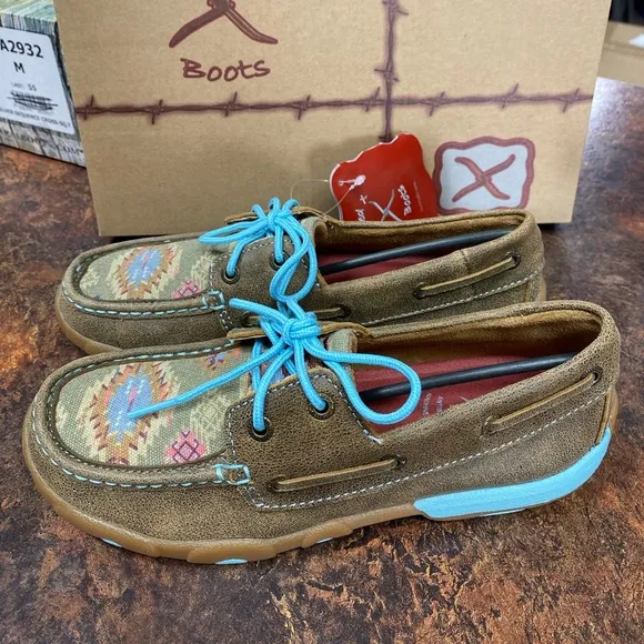 Limited Edition Twisted X Leather Driving Mocs