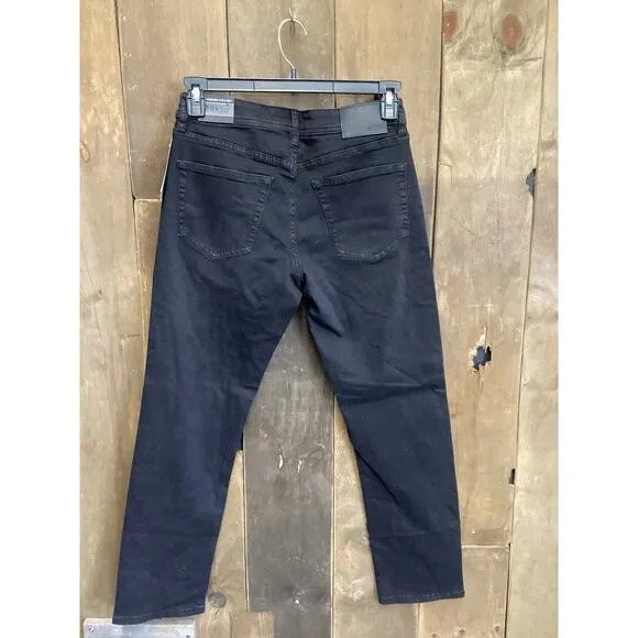 Liverpool Bryant Slim Straight Fit Jeans Black Size 29x30