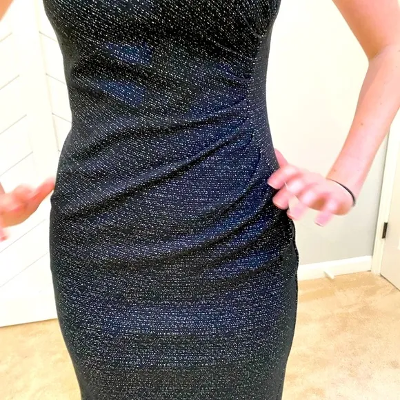 LK Bennett Black work dress slim fit size 4