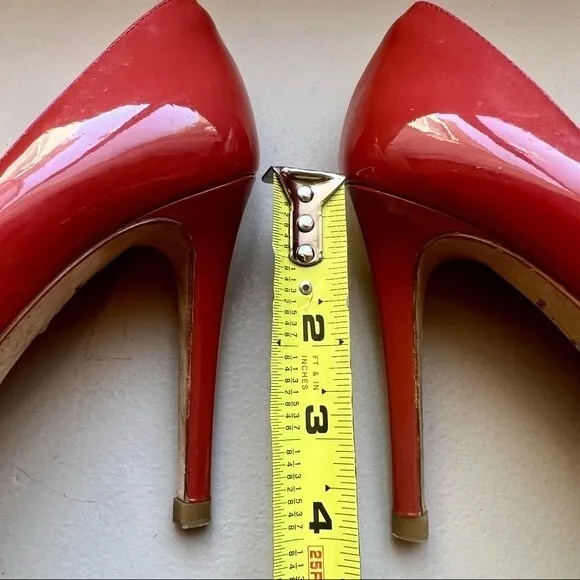 LK Bennett Rust Colored Patent Leather Classic Heels Pumps Women’s EU 38 US 7