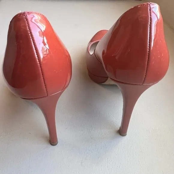 LK Bennett Rust Colored Patent Leather Classic Heels Pumps Women’s EU 38 US 7