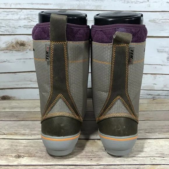 L.L. Bean Bar Harbor Mid Fleece Lined Rubber Tek 2.5 Waterproof Boots Womens 9
