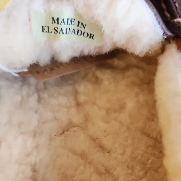 L.L. Bean Bison Double-Soled Shearling Lined Slippers