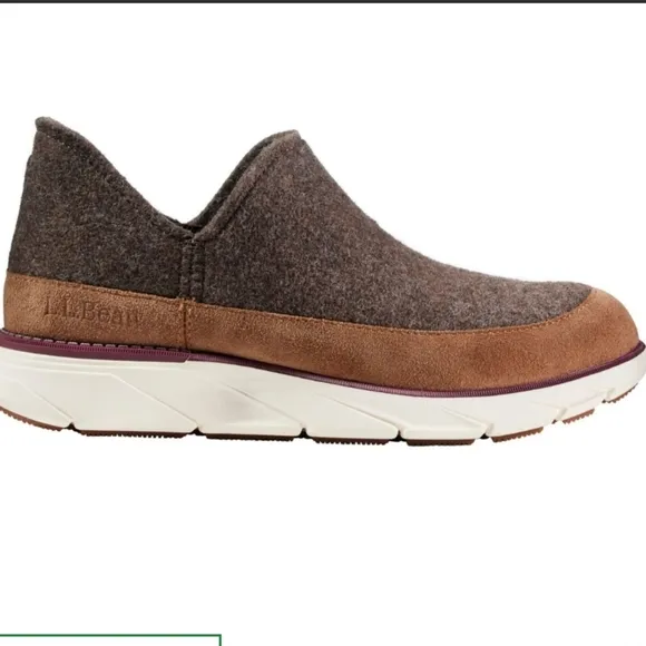 L.L.  Bean Downeast Wool Slip ons